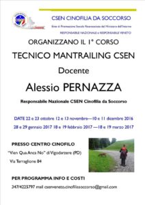 corso mantrailing padova